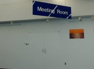 meeting room entry