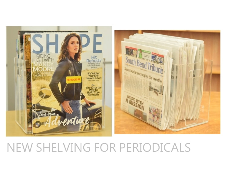 periodicals shelving