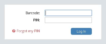 account sign-in screen
