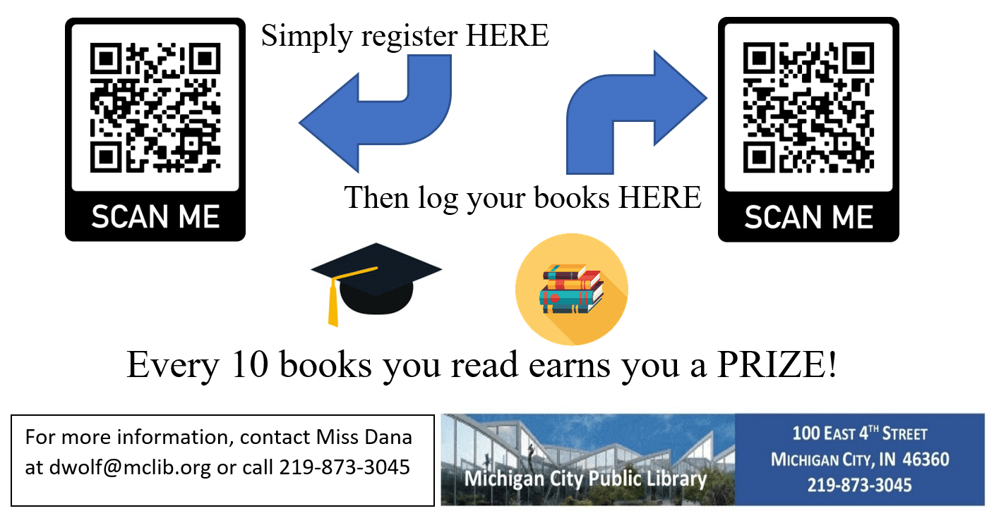 100 Books Before Graduation QR codes
