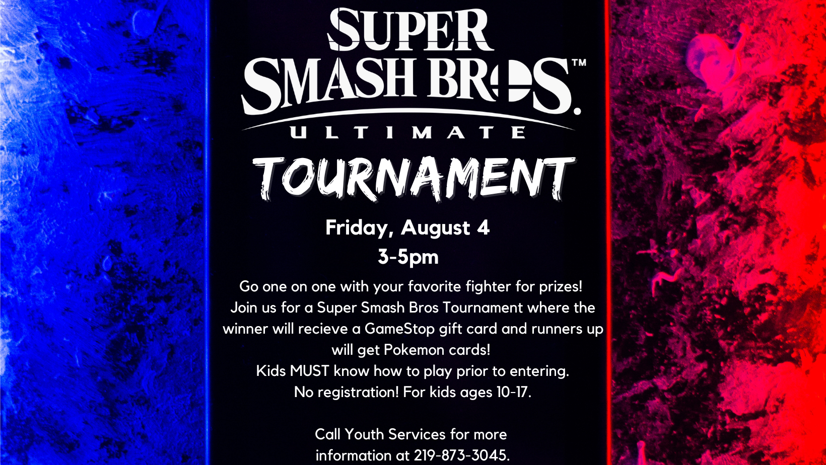 Super Smash Bros tournament, Friday, August 4