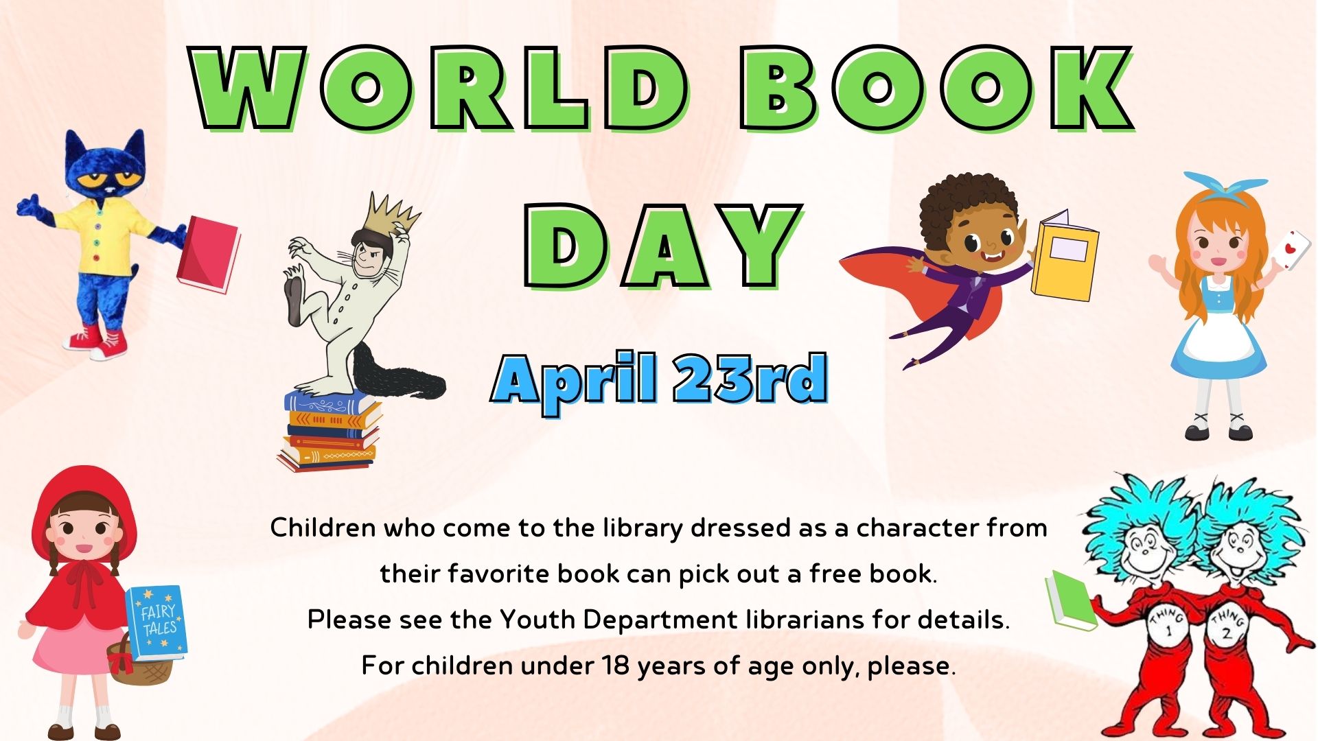 World Book Day, April 23rd